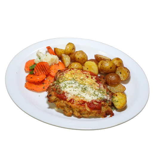 Chicken Parm & Roasted Potatoes