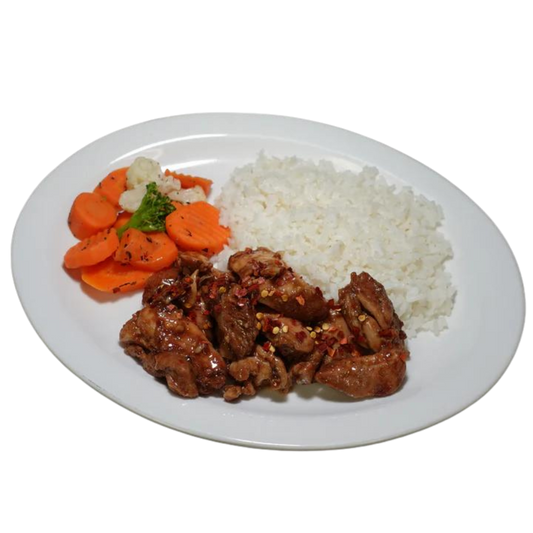 Sweet Chilli Chicken & White Rice